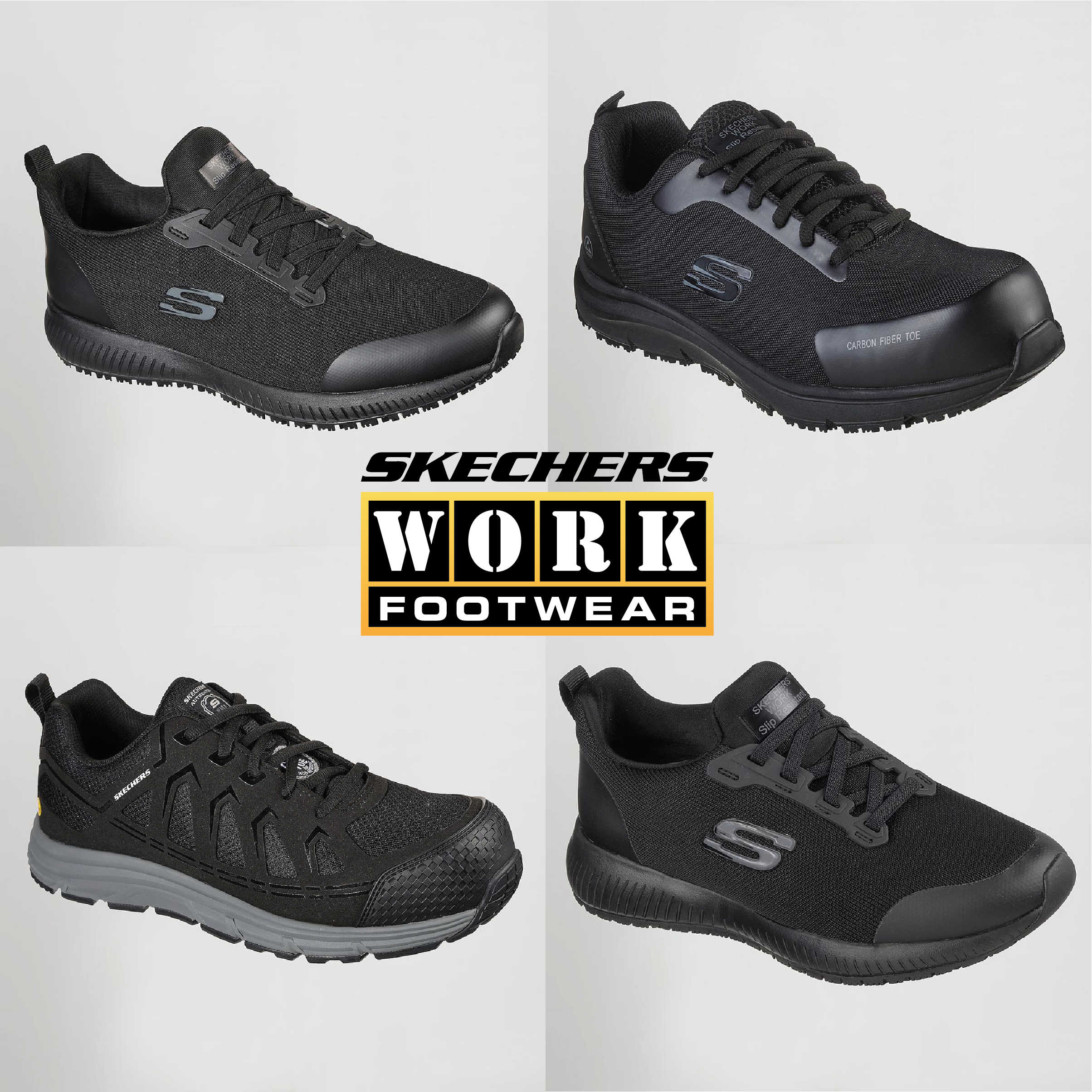 Skechers Work collage