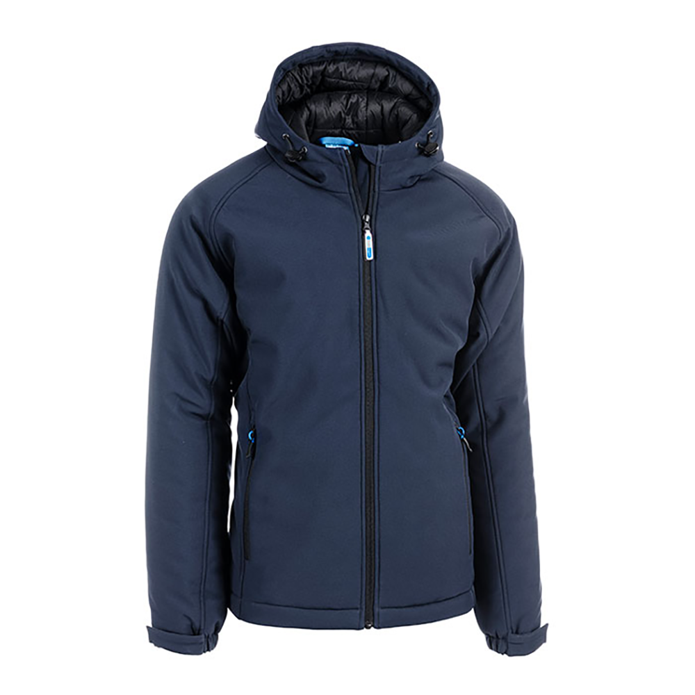 Giubbino Sottozero softshell imbottito Snow colore blu